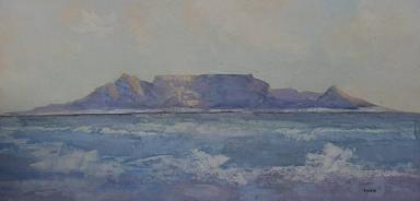 African Painting- Table Mountain