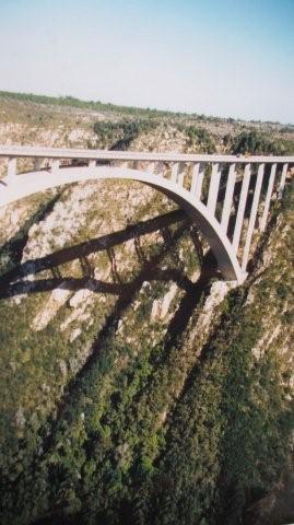 Jumping over a bridge